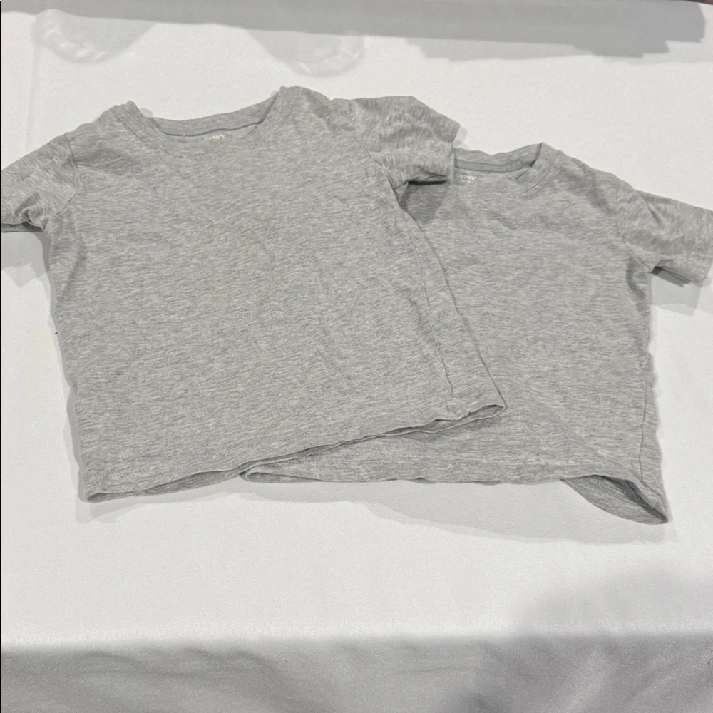 Carter's Light Gray Short Sleeve Tees